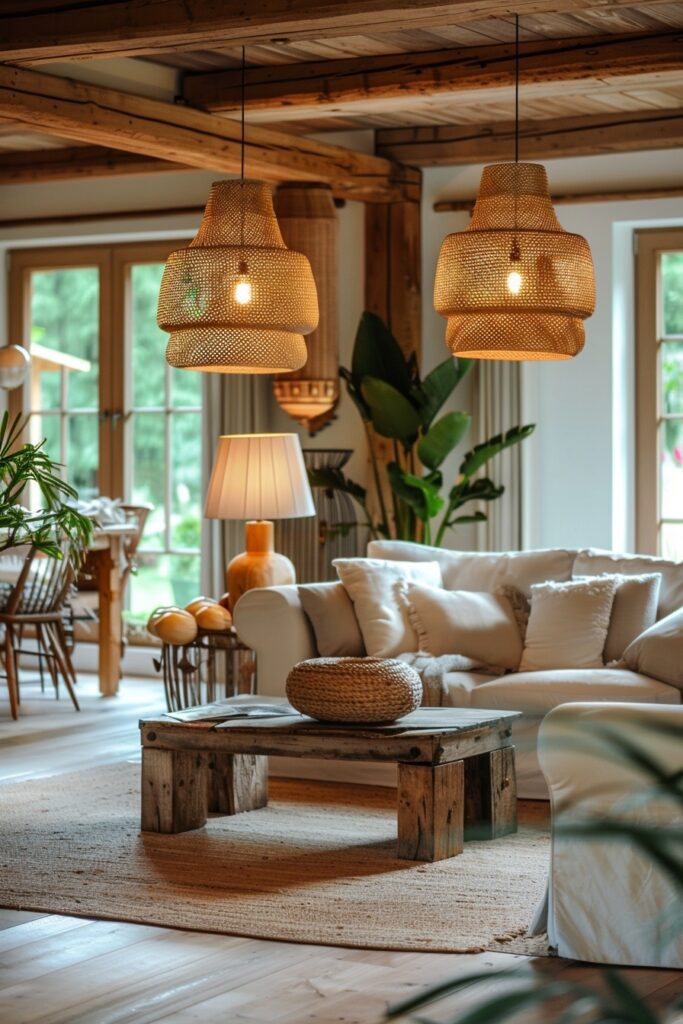 Wood Accented Lighting