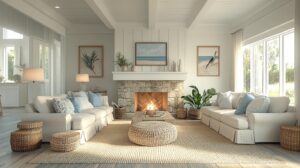 coastal farmhouse decor