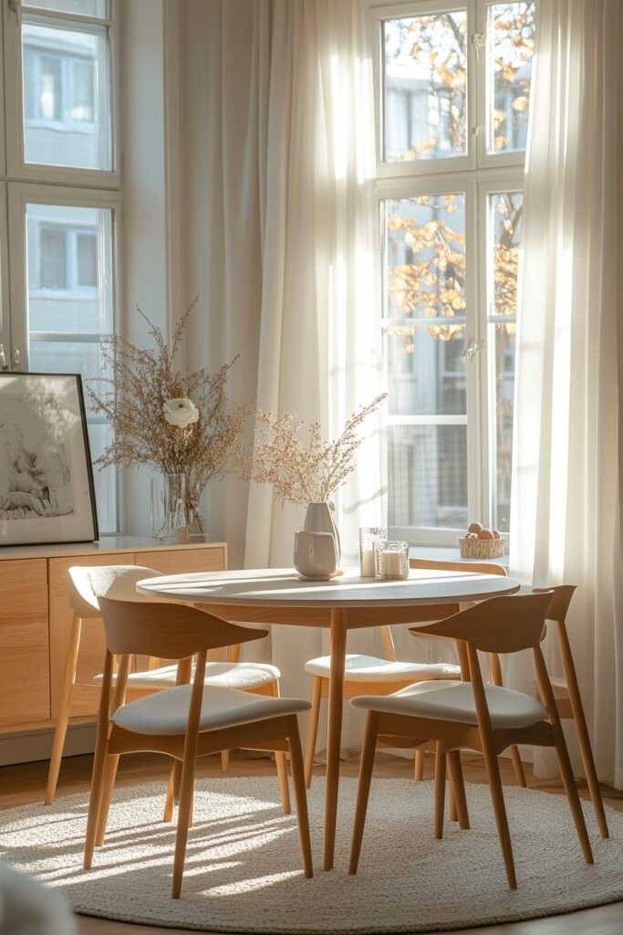 Airy Bright Dining Space