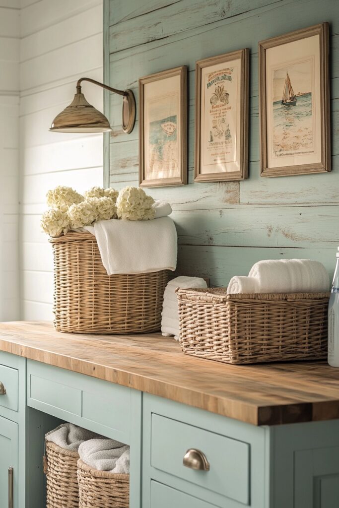 Beach Cottage Laundry Room