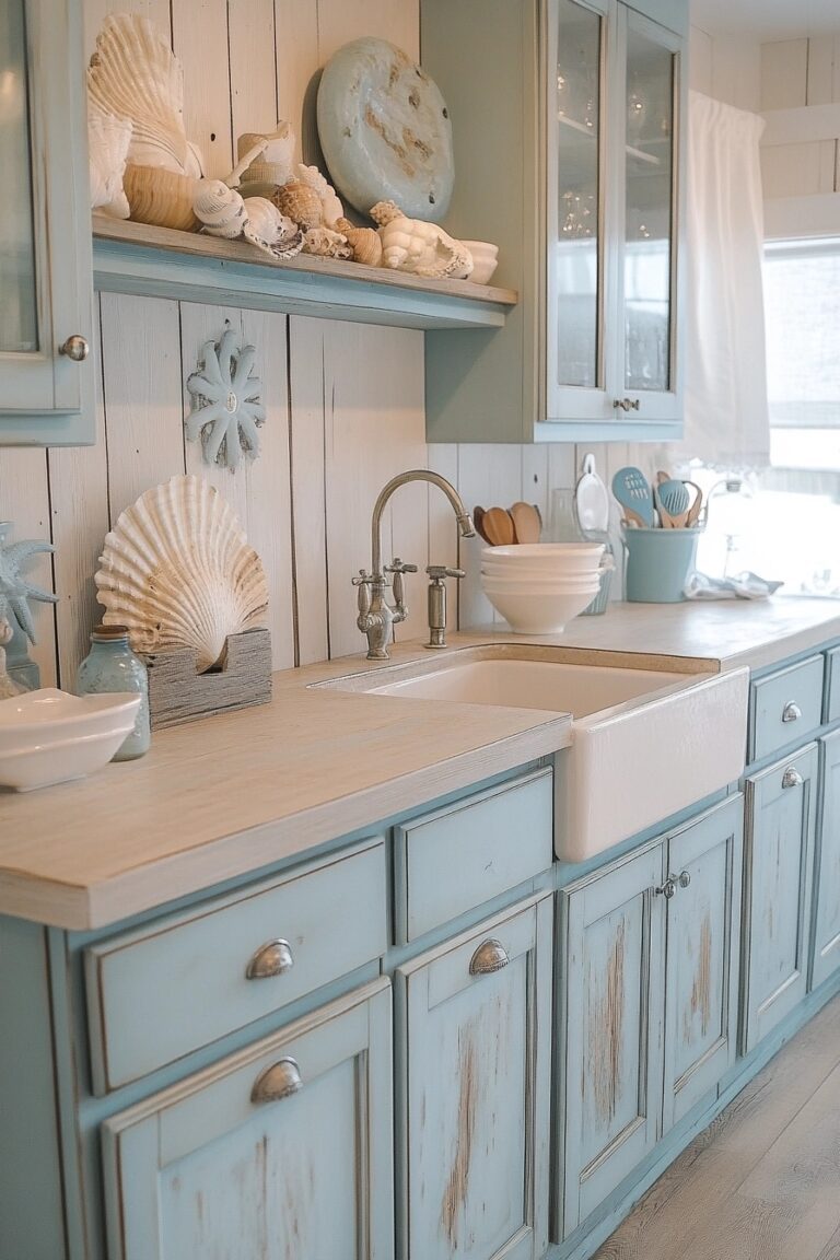 29 Coastal Boho Kitchen Ideas To Infuse Your Space With Coastal Serenity