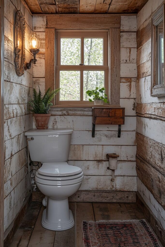 Birch Bark Accent Bathroom