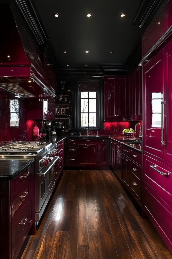 Bold Burgundy Flair