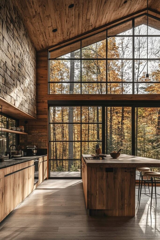 Cabin Modern Kitchen