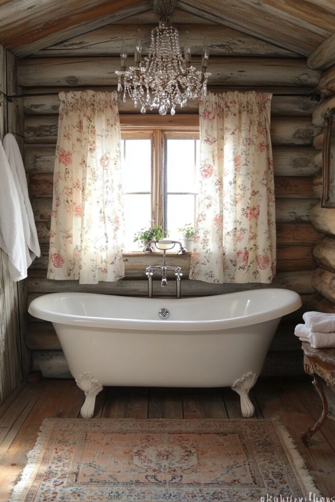 Chic Cabin Washroom