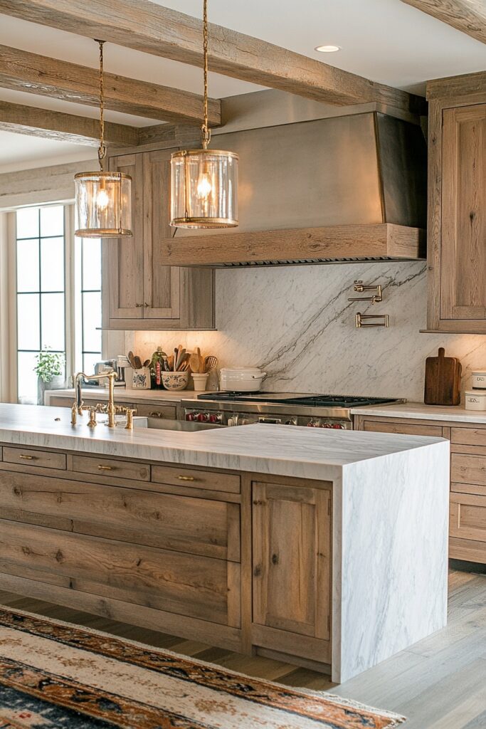 Chic Rustic Retreat Kitchen