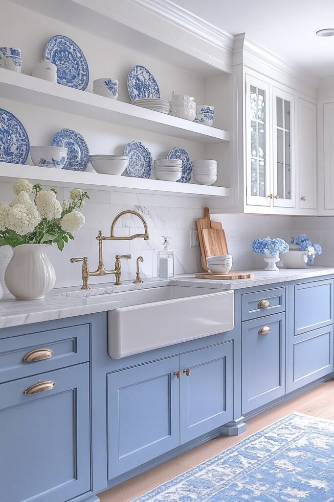 Classic Blue & White Kitchen