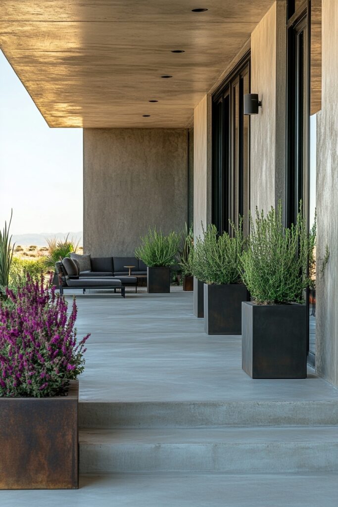 Concrete Porch Aesthetics