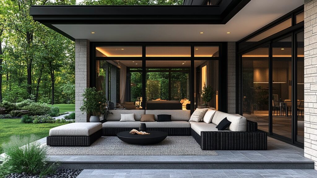 Contemporary Front Porches