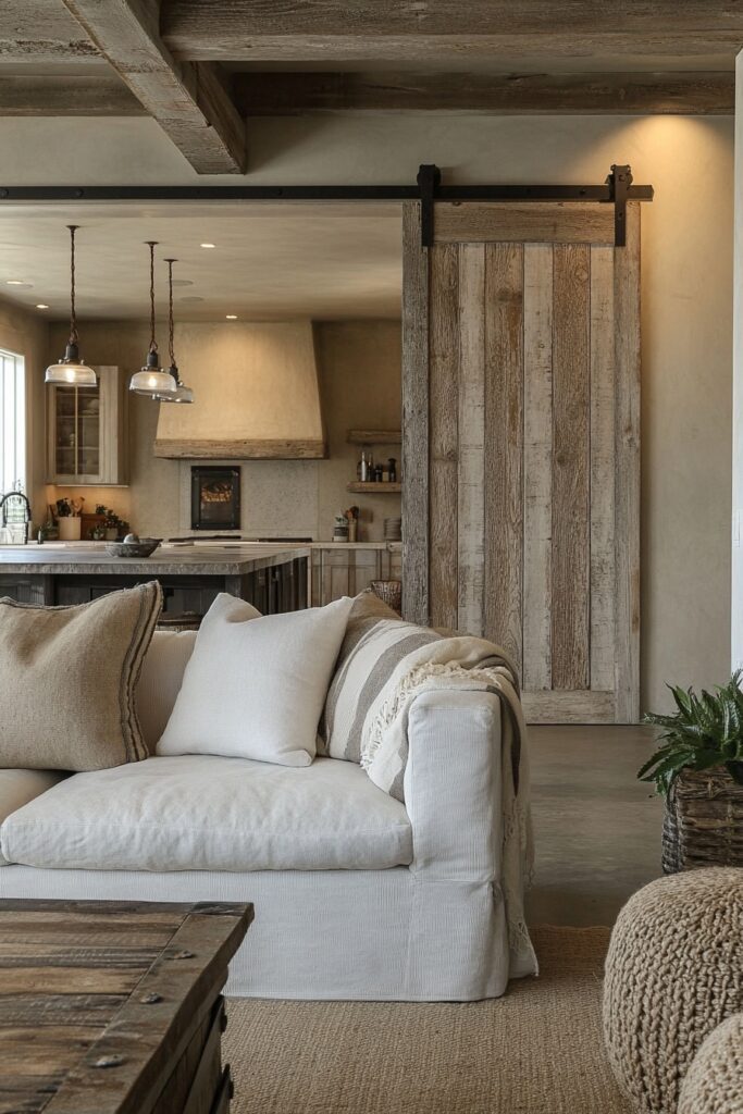 Contemporary Meets Rustic Details