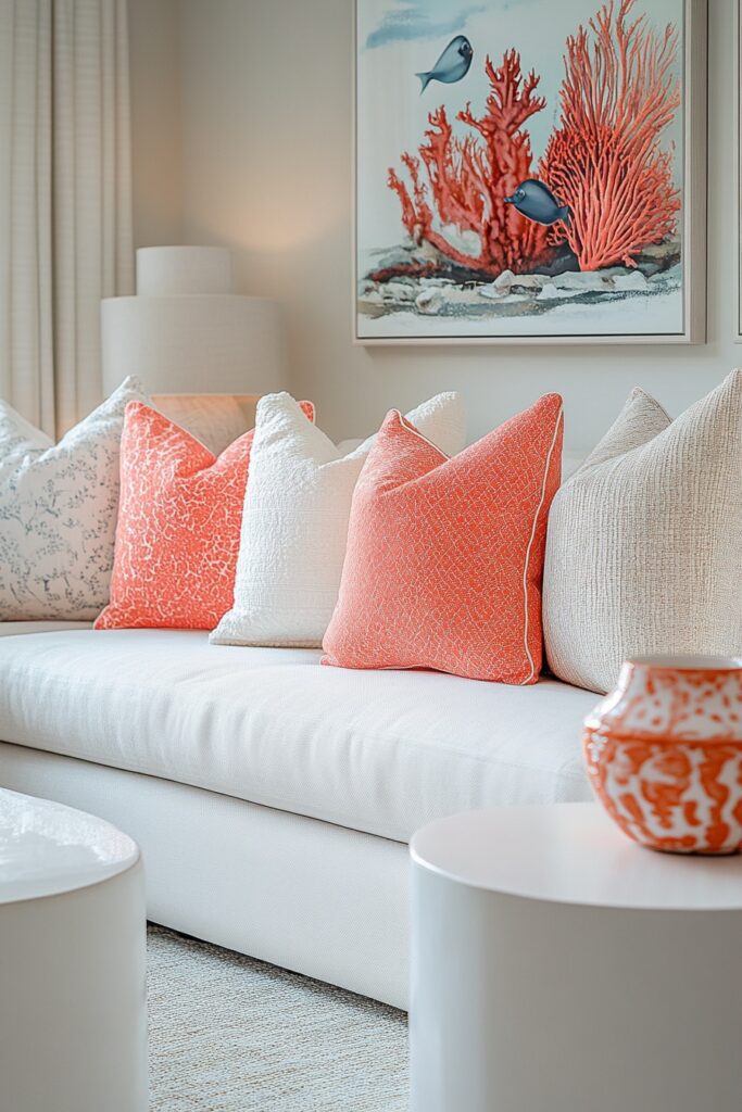 Coral Charm Living Space