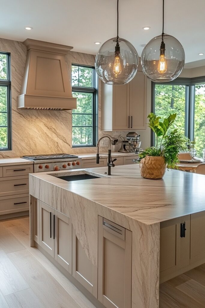 Earthy Modern Kitchen