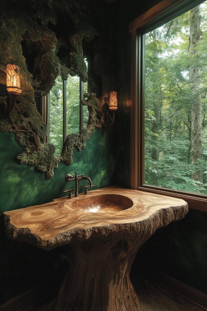 Forest Greenery Bathroom