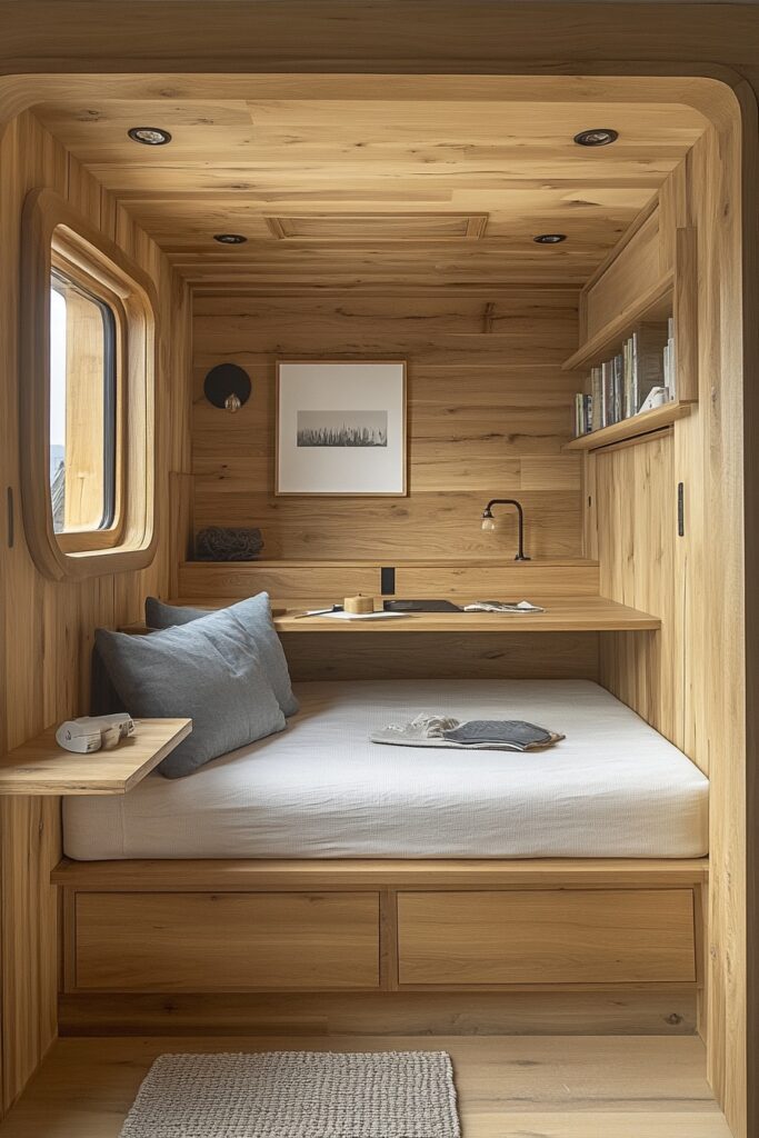 Functional Space-Saving Cabin