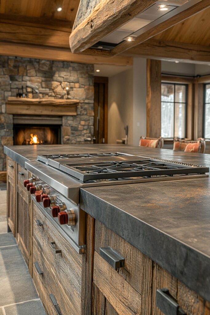 Futuristic Rustic Kitchen