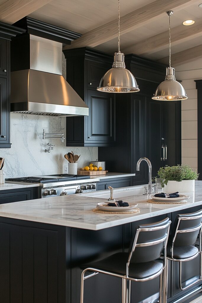 Glamorous Galley Kitchen