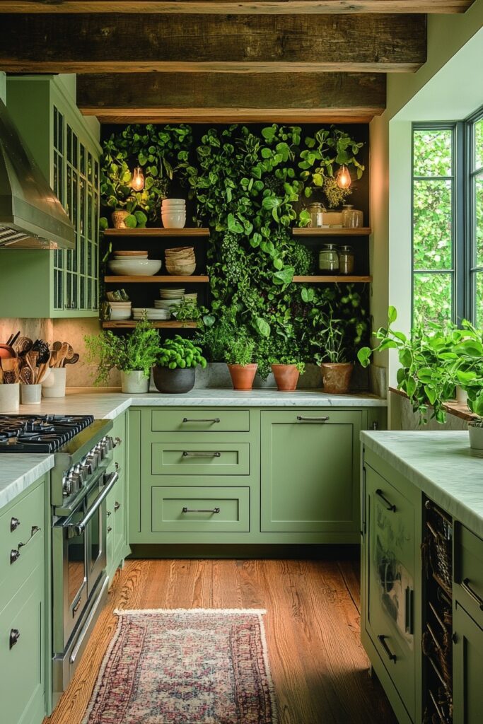 Green Botanical Kitchen