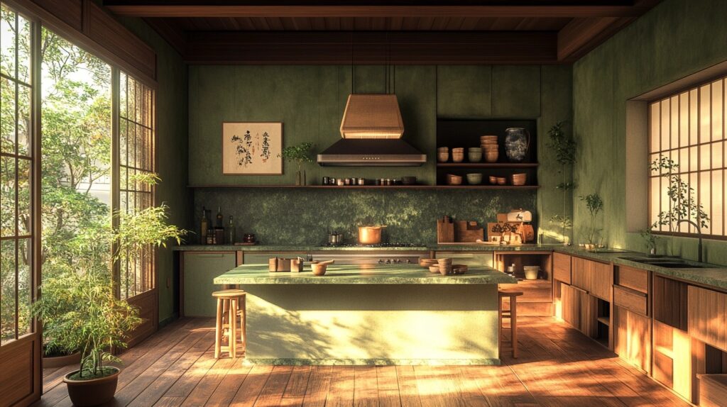 Green Kitchen Designs