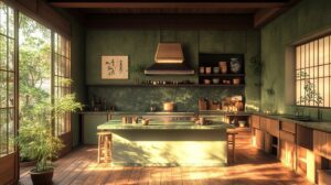 Green Kitchen Designs