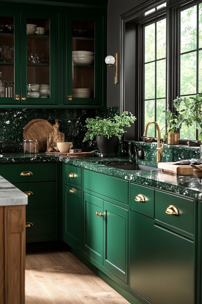 Jade Green Luxury Kitchen