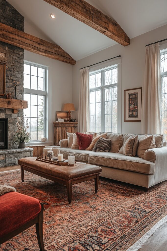 Luxurious Textures Meet Rustic Charm