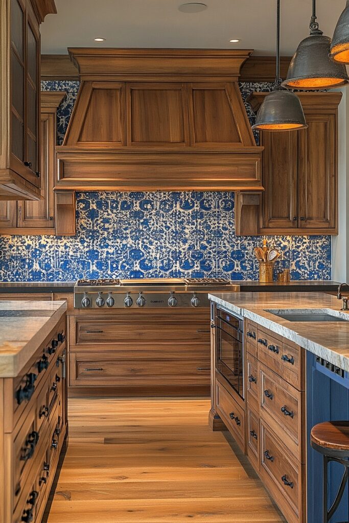 Maritime Backsplash Design