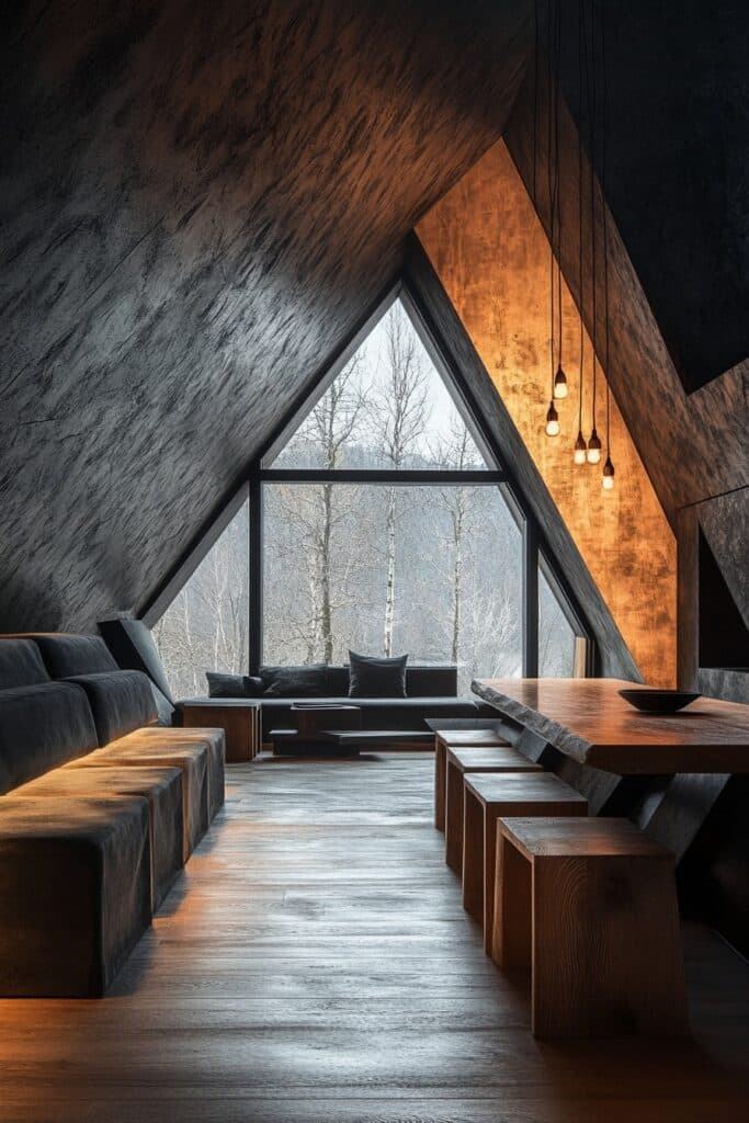 Minimalist Geometric Cabin