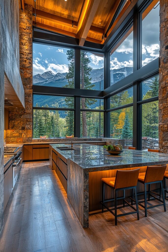 Modern Lodge Kitchen