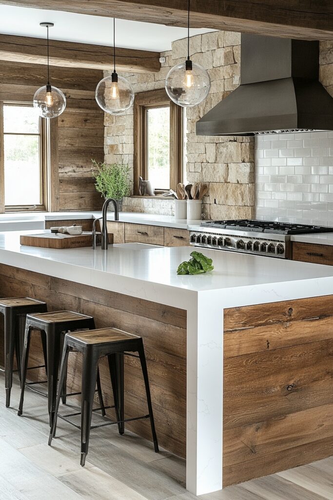 Modern Rustic Blend Kitchen