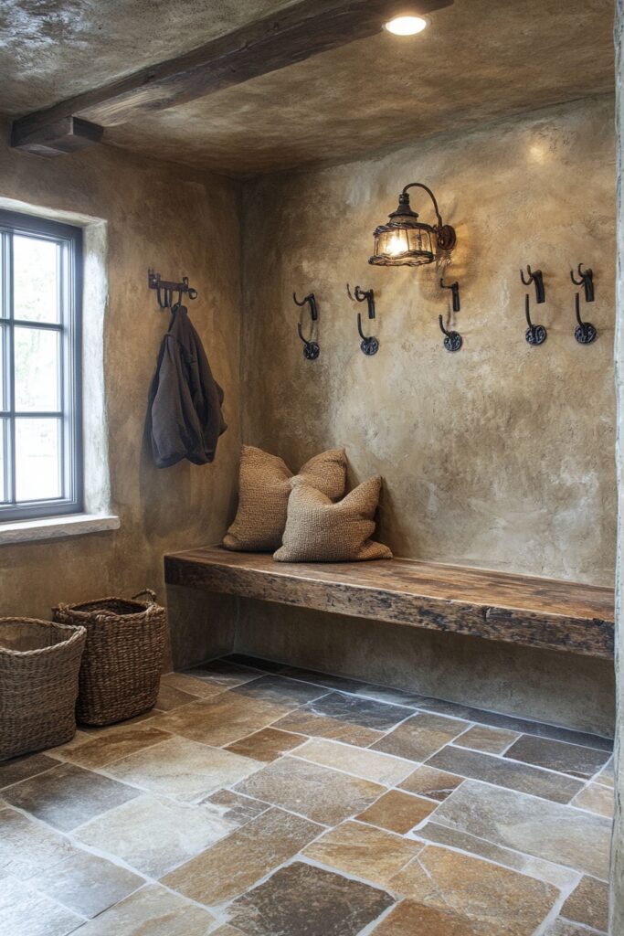 Mudroom with Earthen Charm