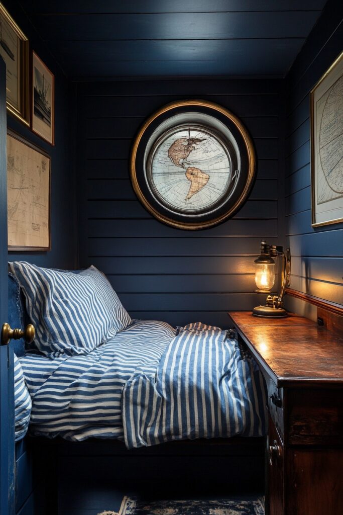 Nautical Navy Bedroom Escape