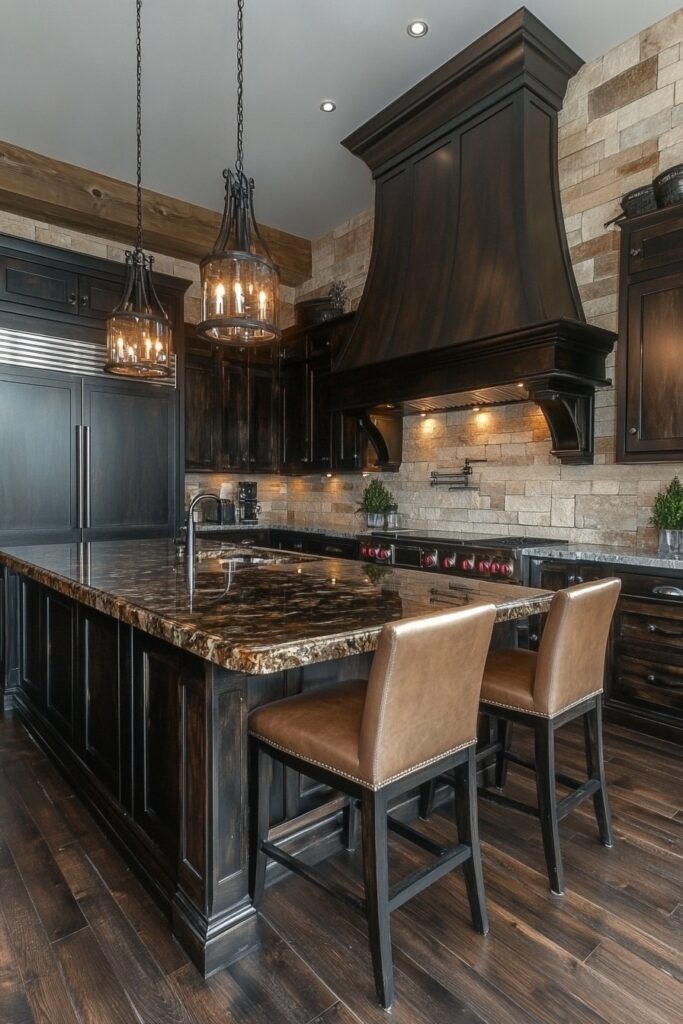 Polished Rustic Charm Kitchen