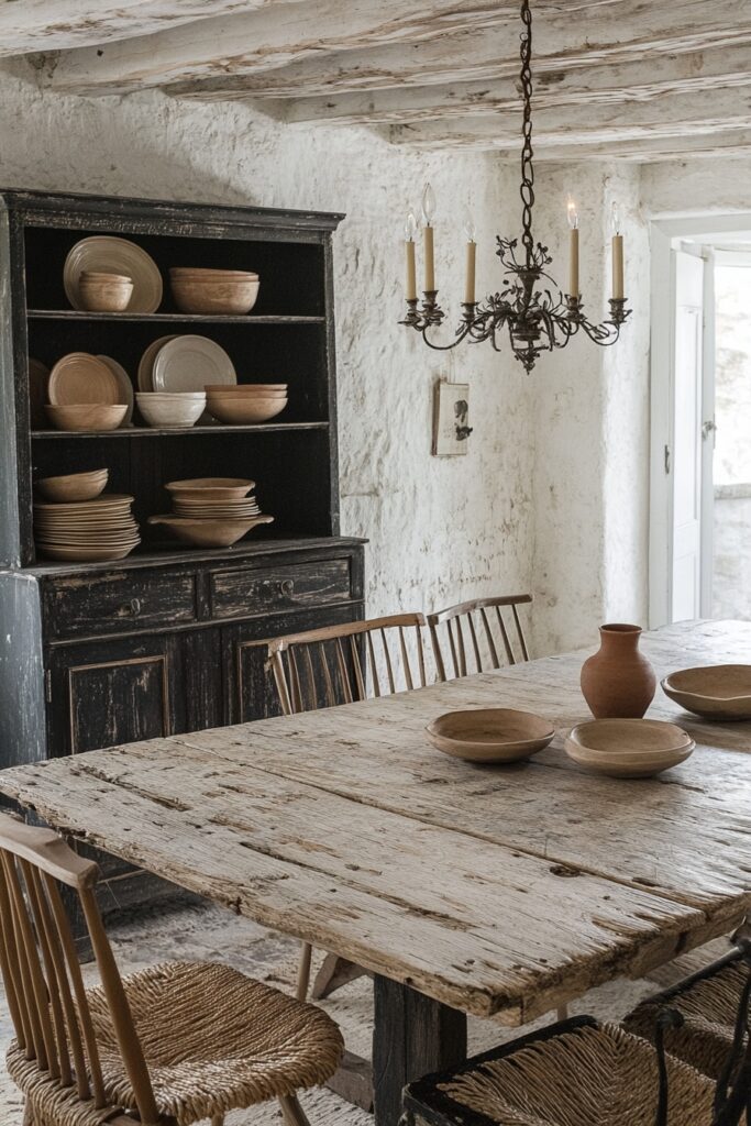 Refined Rustic Dining Area