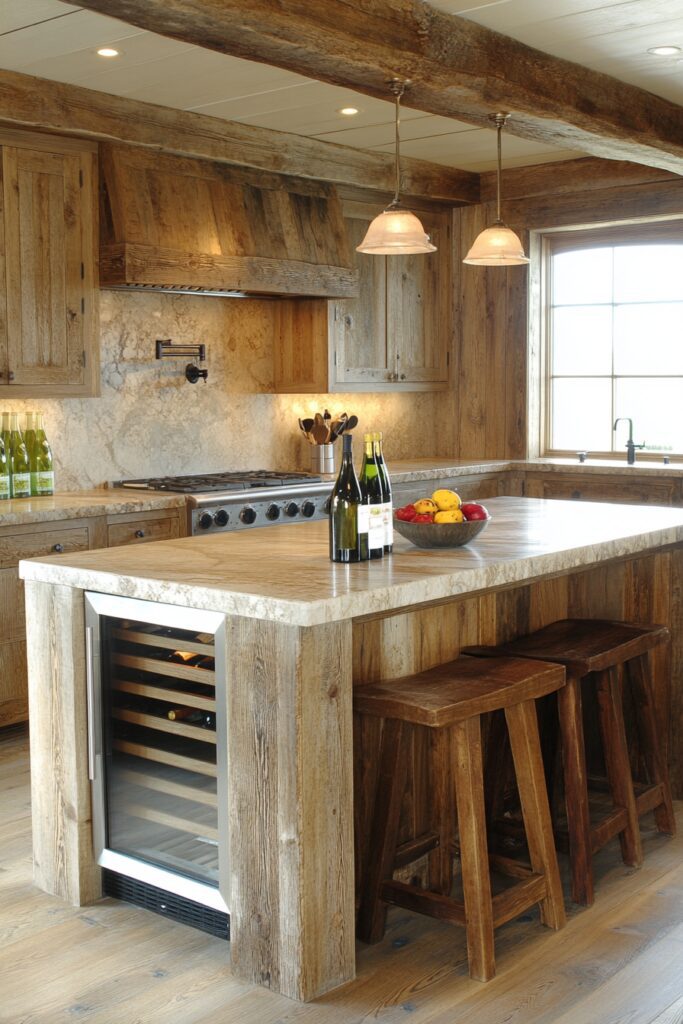 Refined Rustic Lodge Kitchen