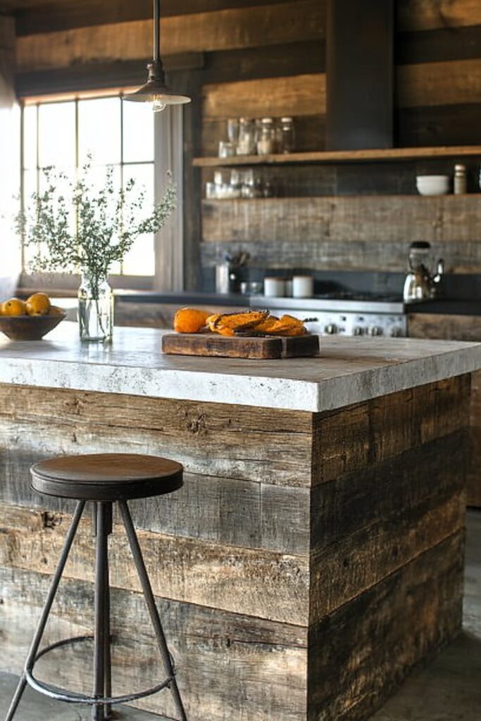 Reinvented Rustic Kitchen