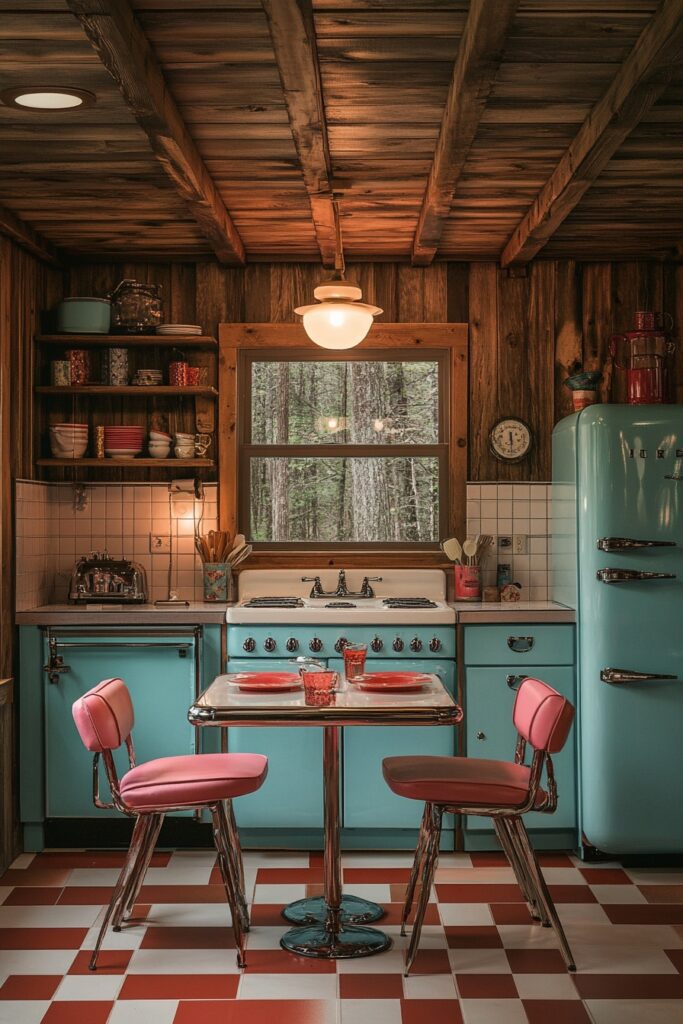 Retro Revival Kitchen