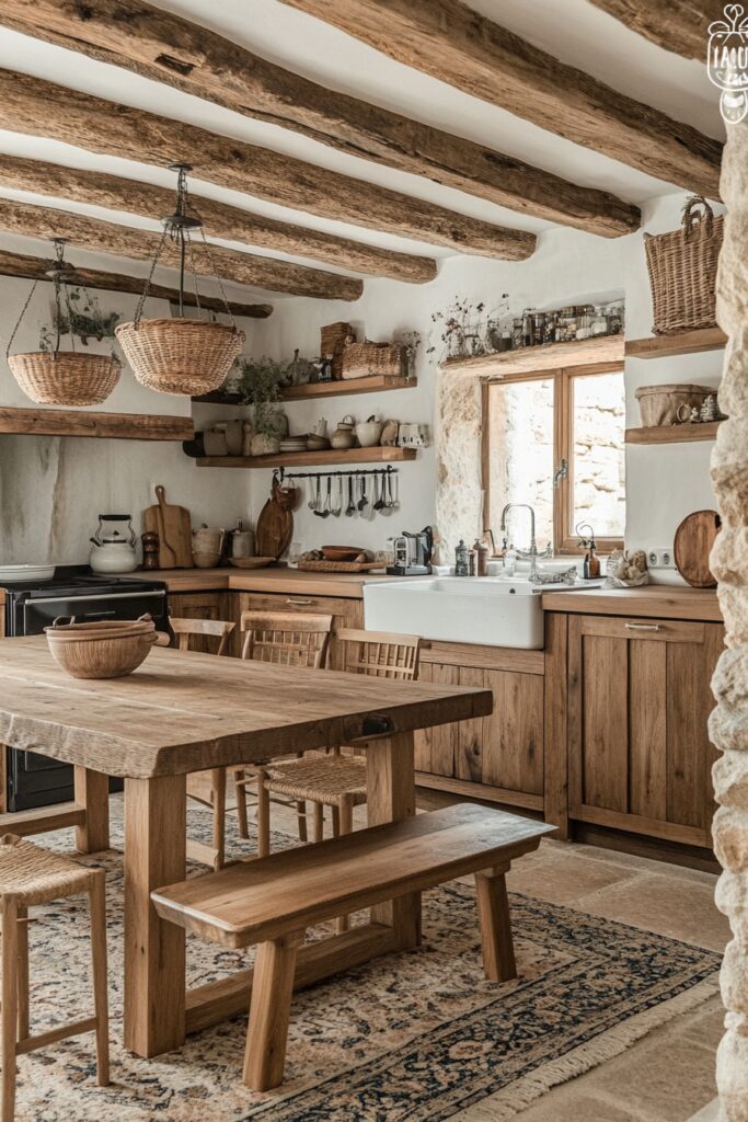 Rustic Boho Charm Kitchen