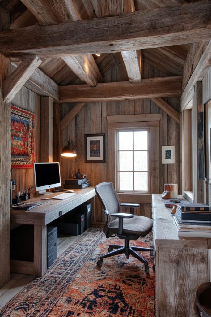 Rustic Contemporary Office