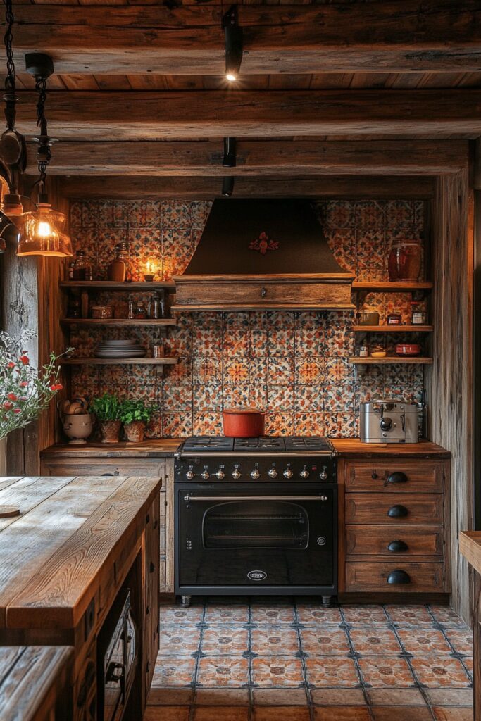 Rustic Mediterranean Kitchens