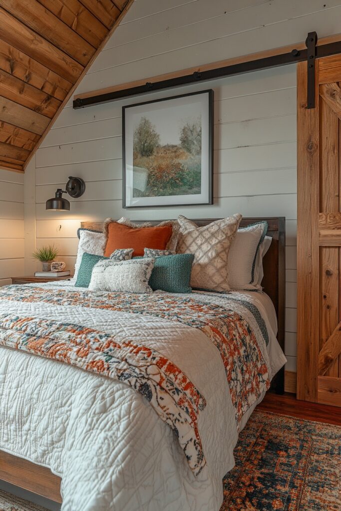 Rustic-Modern Farmhouse Bedroom