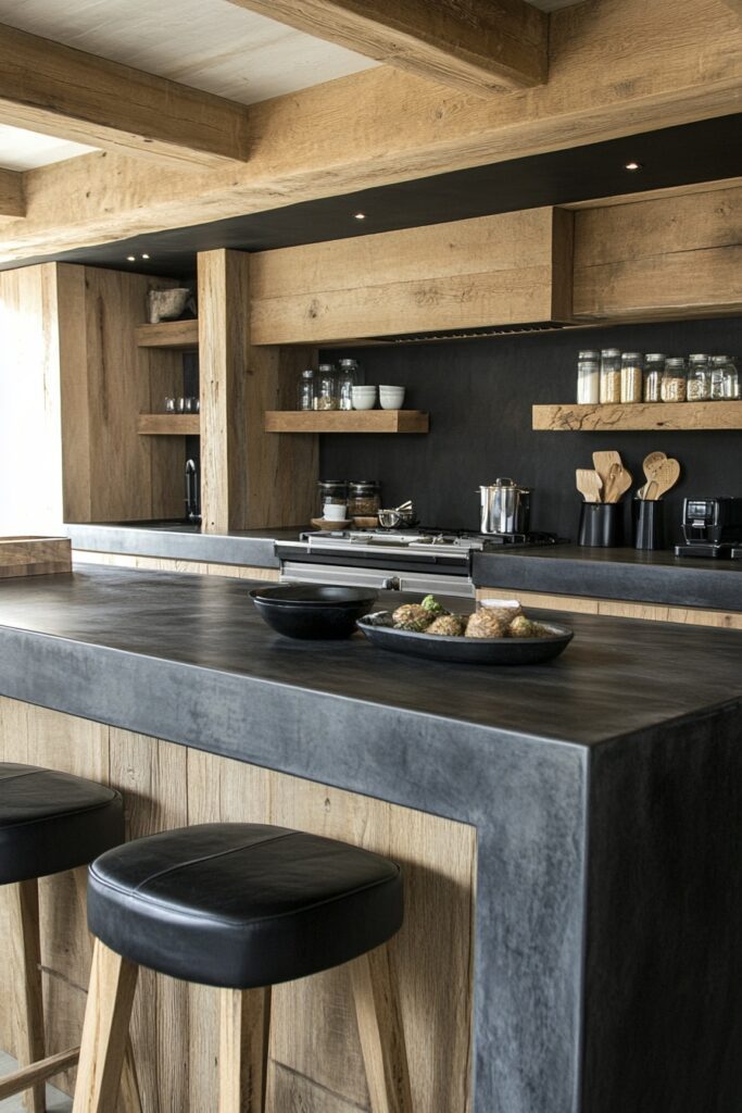 Rustic Modern Fusion Kitchen