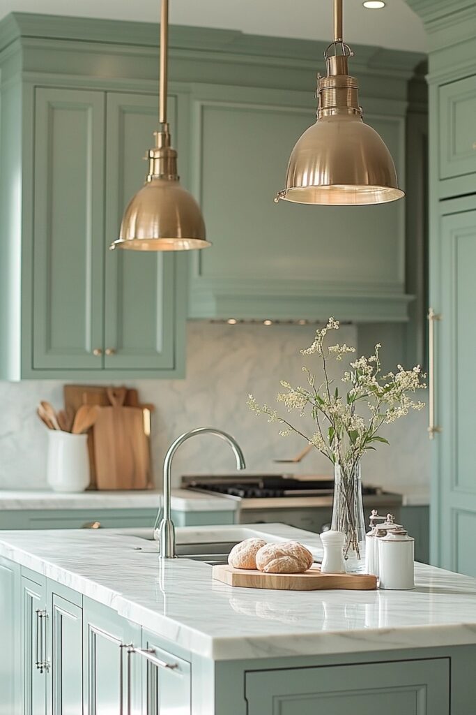 Seafoam Green Cabinets