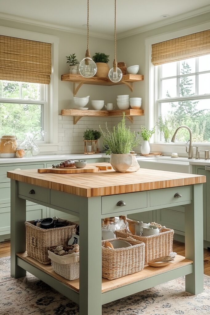 Seagrass Boho Kitchen