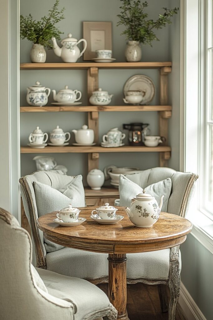 Serene Tea Time Breakfast Nook