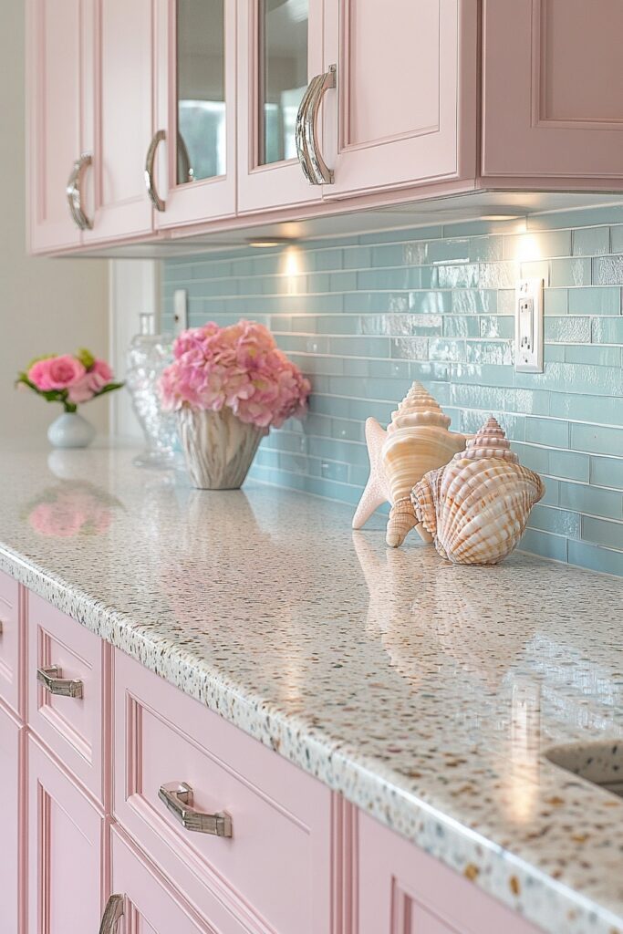 Shell Haven Coastal Boho Kitchen