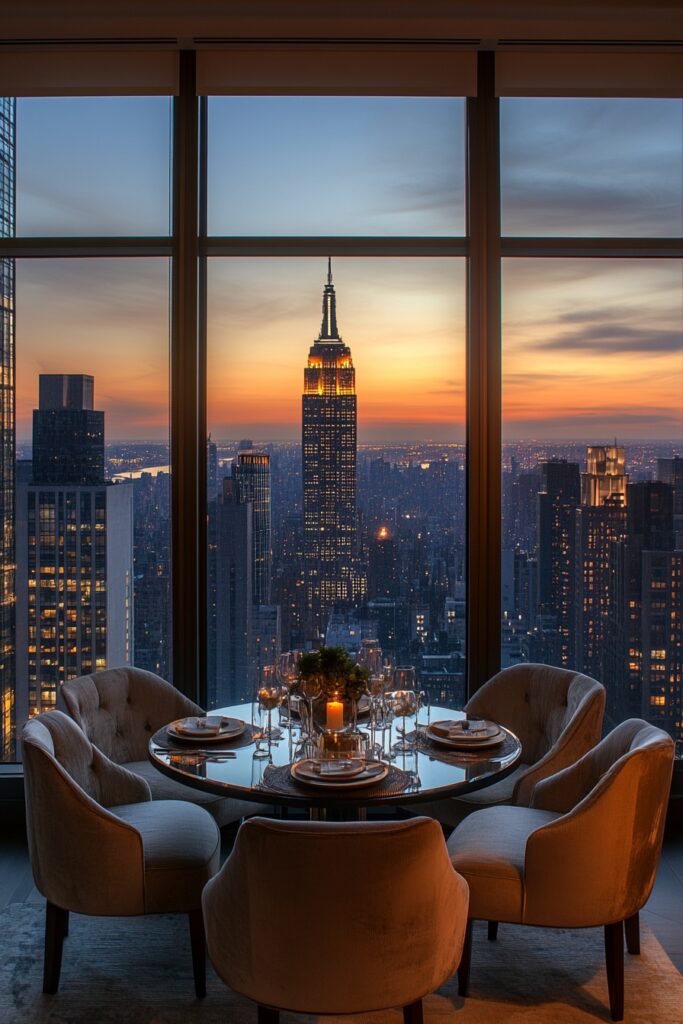 Skyline View Dining Room