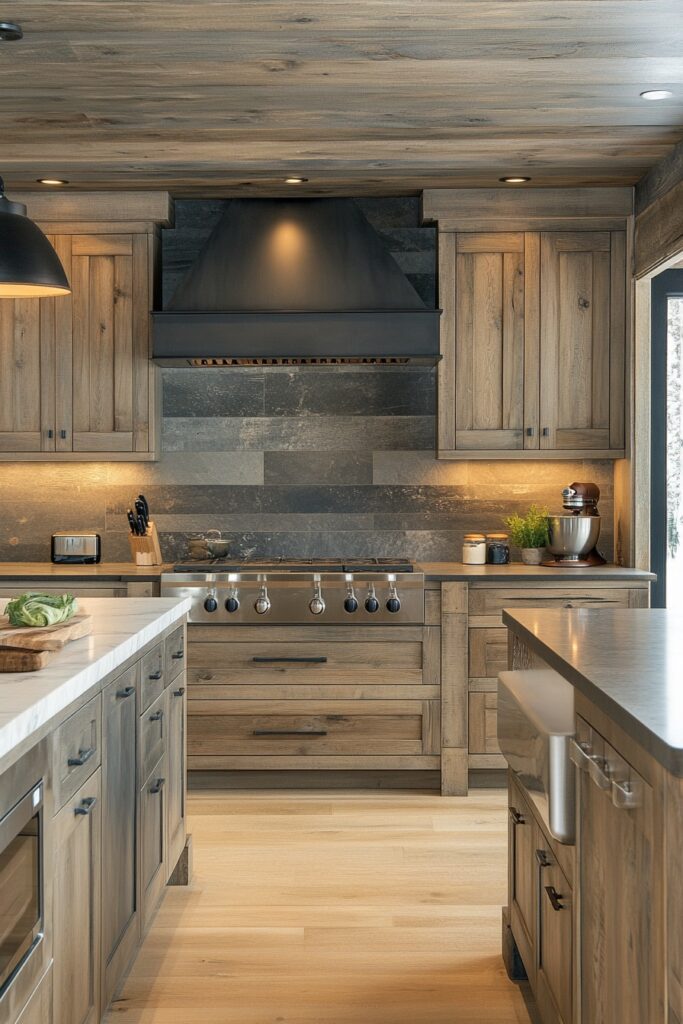 Subtle Rustic Elegance Kitchen