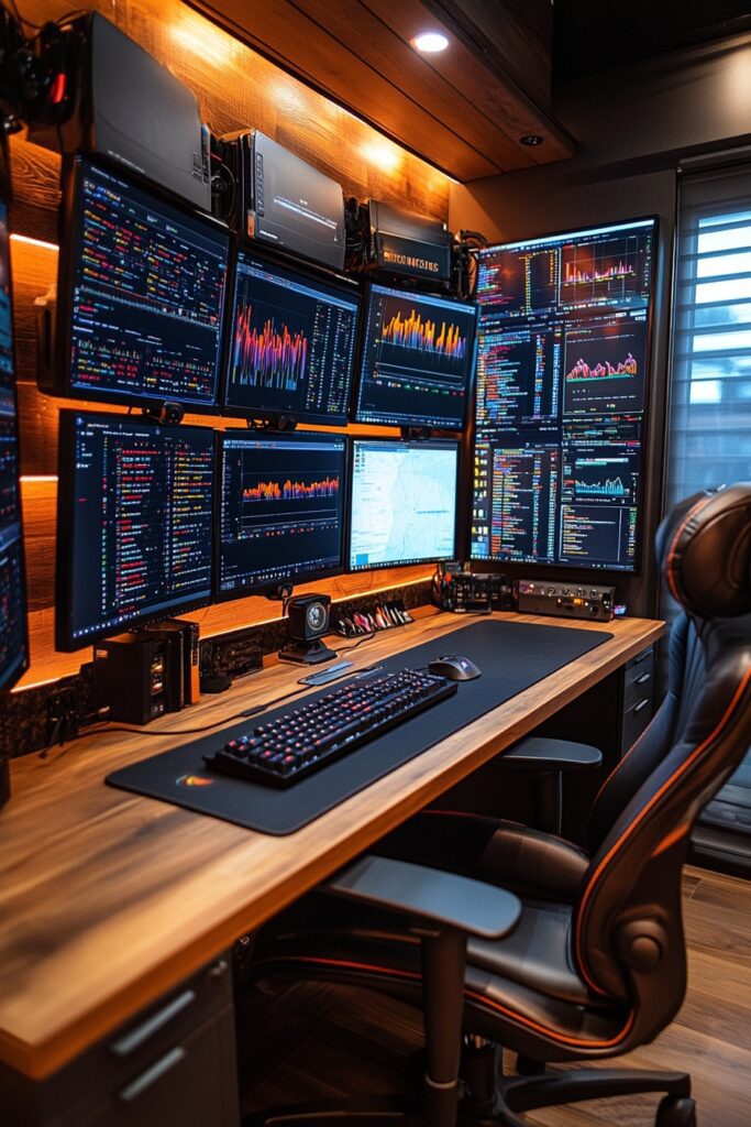 Trader's High-Stakes Office