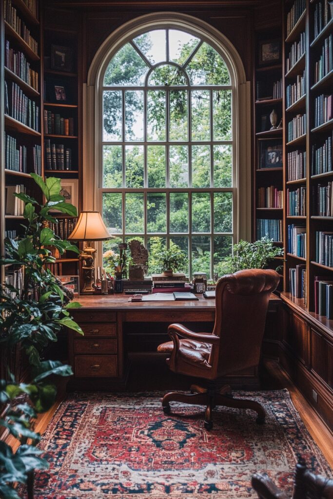 Tranquil Aged Office Nook