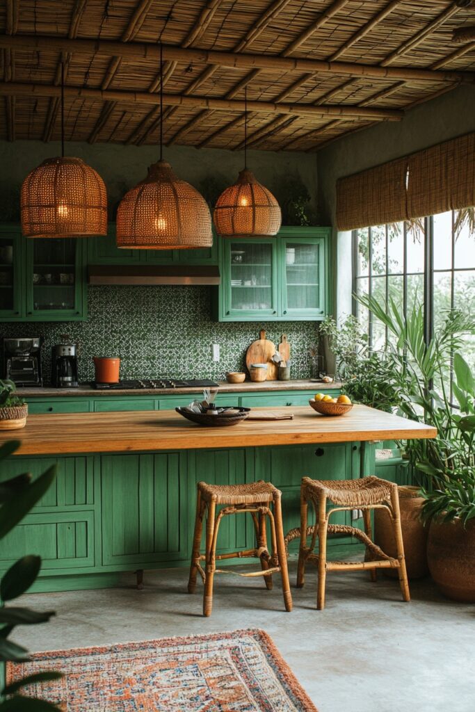 Tropical Boho Culinary Haven